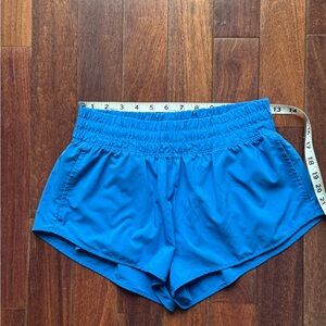 OFFLINE By Aerie 2" Hot Stuff  Blue Women's Athletic Shorts size Small. Like New